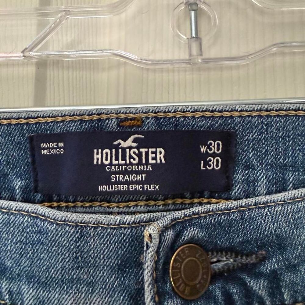 Hollister-co Men's Blue Jeans - Picture 2 of 4